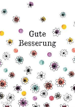 Postkarte "Gute Besserung"