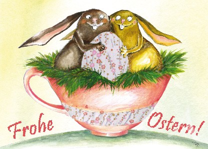 Postkarte "Frohe Ostern!"