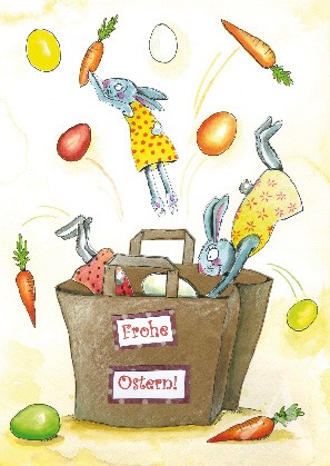 Postkarte "Frohe Ostern!"
