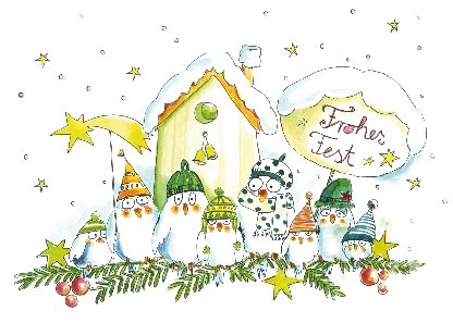 Postkarte "Frohes Fest"