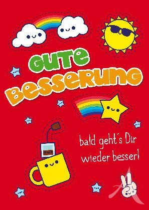 Postkarte "Gute Besserung"