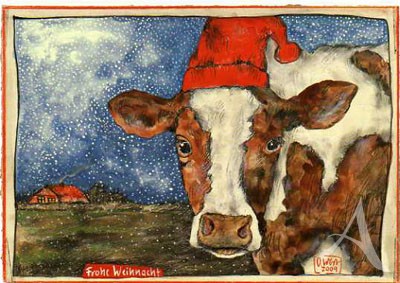 Postkarte "Frohe Weihnachten"
