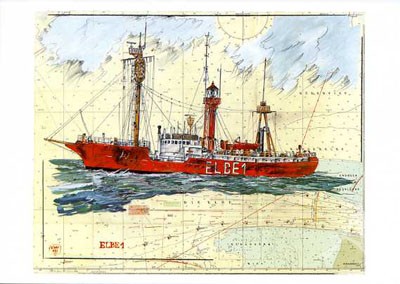 Postkarte "Elbe I"