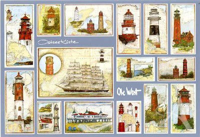 Postkarte "Ostseeküste"