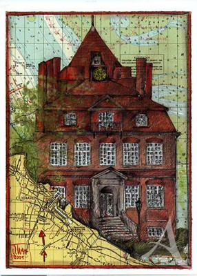 Postkarte "Schloß Ritzebüttel, Cuxhaven"