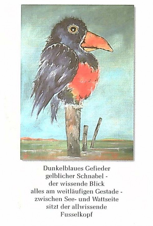 Postkarte "Fusselkopf"