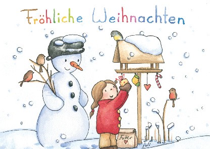 Postkarte "Fröhliche Weihnachten"