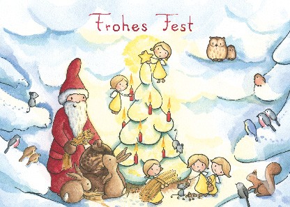 Postkarte "Frohes Fest"