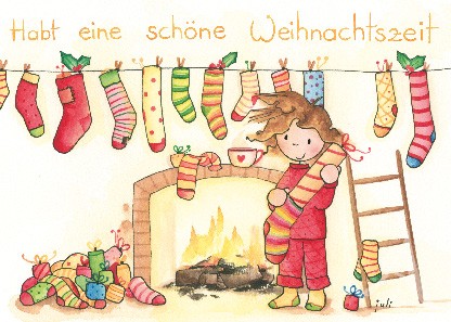 Postkarte "Schöne Weihnachtszeit"