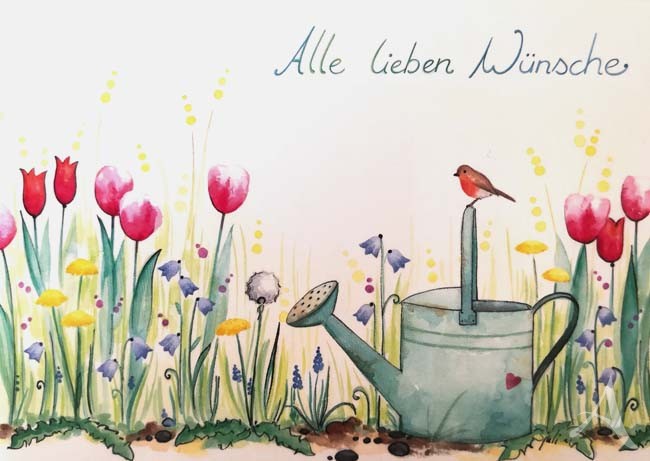 Postkarte "Alle lieben Wünsche"
