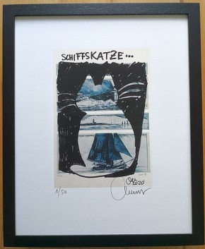 LETTERBOX-EDITION - Nr. 4 - Schiffskatze - signiert & limitiert