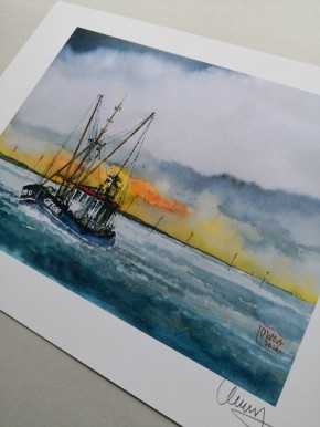 SAMMLER-CLUB - Limitierter & Handsignierter Kunstdruck "WAR GUT..." von Ole West