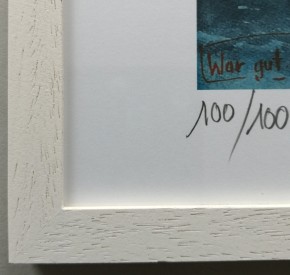 SAMMLER-CLUB - Limitierter & Handsignierter Kunstdruck "WAR GUT..." von Ole West